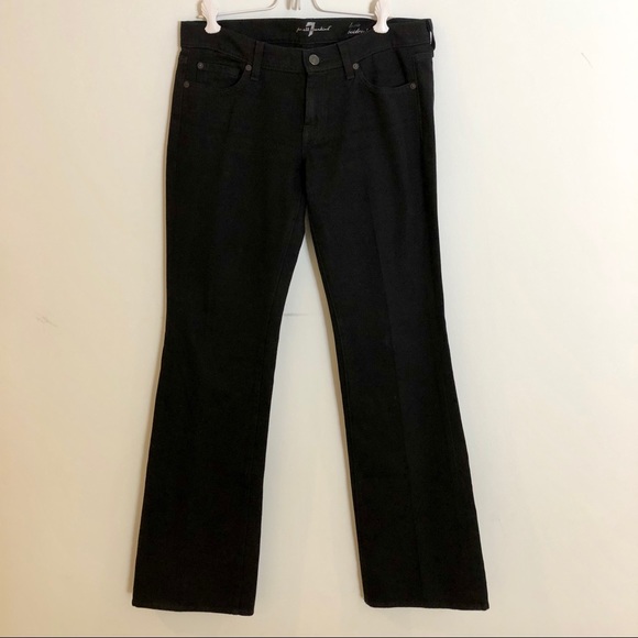 7 For All Mankind Denim - 7 for all Mankind bootcut black jeans 29